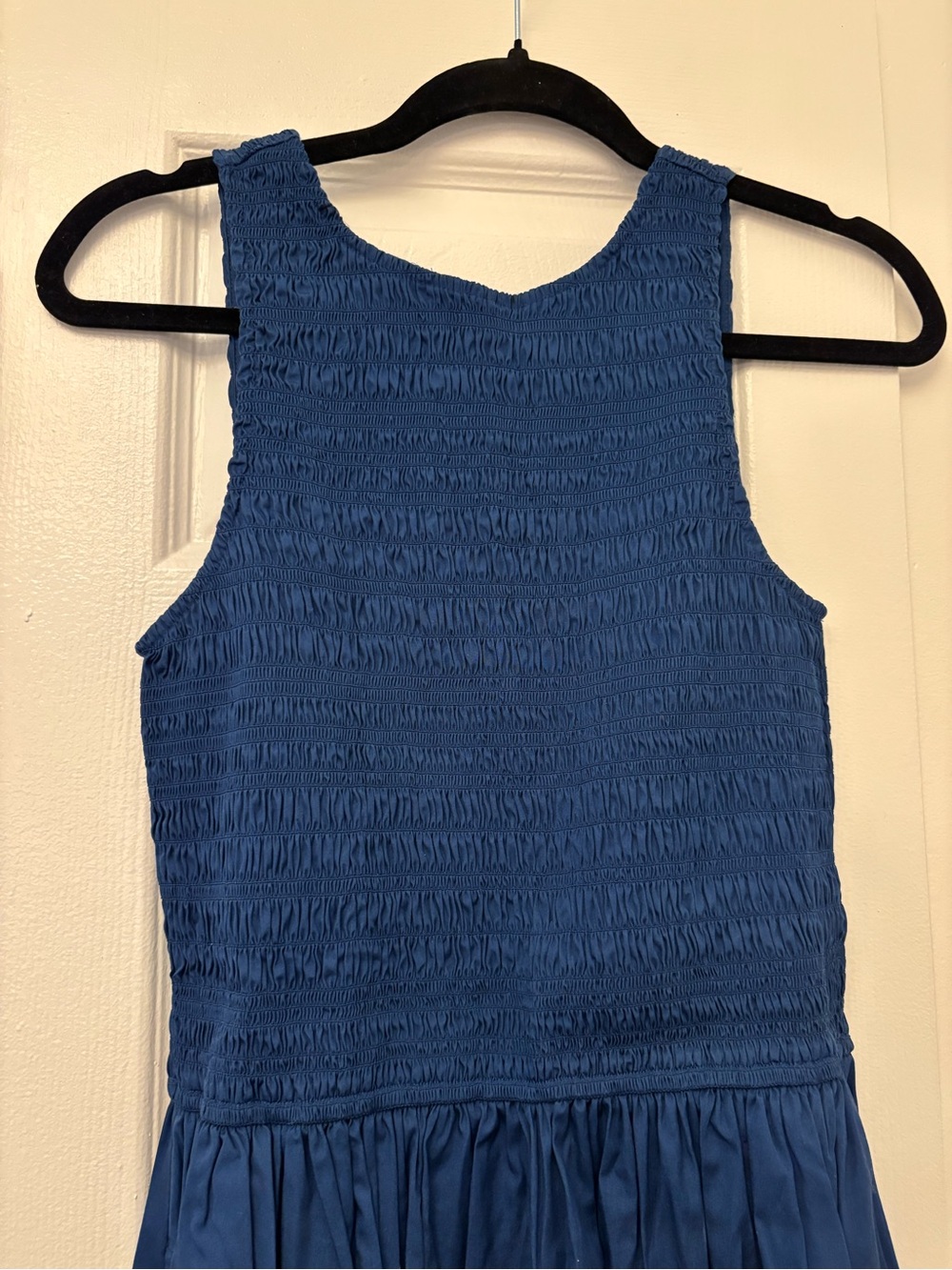 Madewell The Melody Scoopback Smocked Midi Dress - Picture 9 of 11